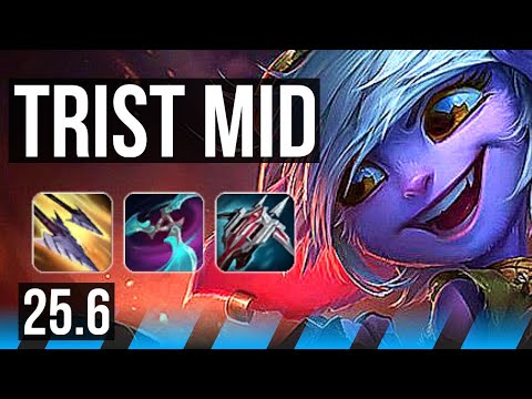 TRISTANA vs YONE (MID) | 49k DMG, Legendary, 12/4/9 | KR Master | 25.6
