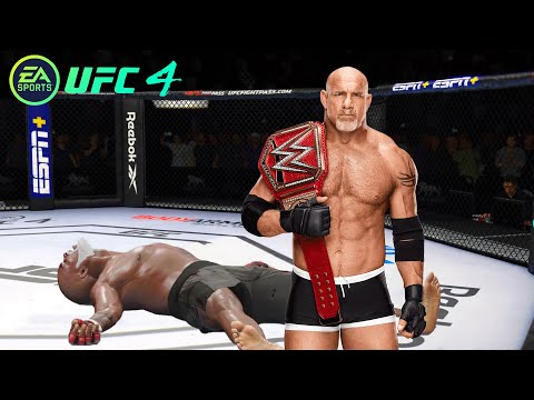 UFC4 Mike Tyson vs Bill Goldberg wwe EA Sports UFC 4