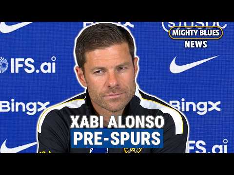 Xabi Alonso on Penders, Courtois, Martinez and squad roles | Chelsea v Tottenham | Premier League