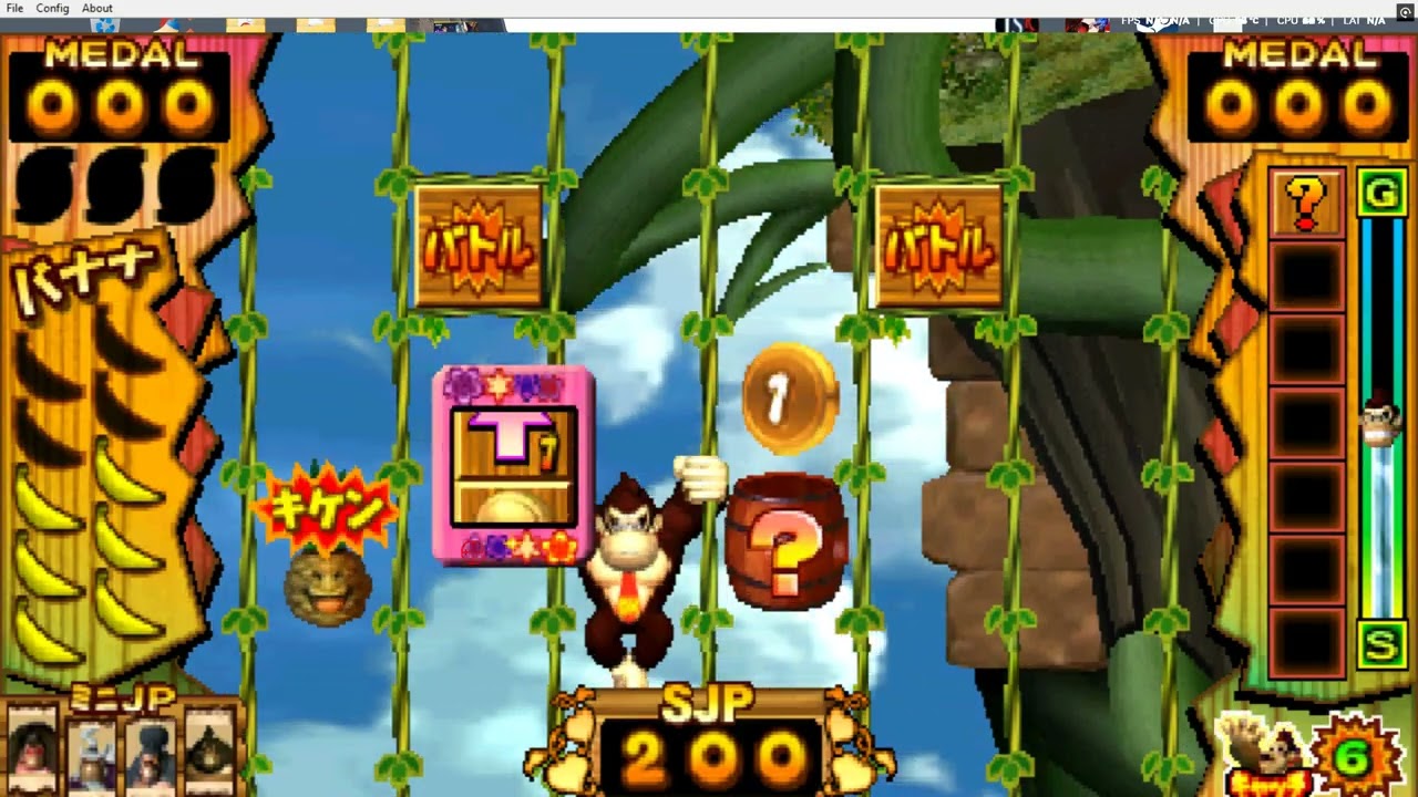 CAPCOM MEDAL DEMUL 0.7A  = DONKEY KONG JUNGLE FEVER - PC ARCADE MEDAL GAMEPLAY 4K UK ARCADES 2025