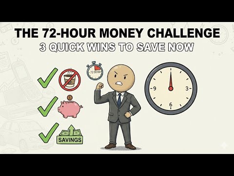 Save Money Fast: The 72-Hour Challenge (3 Easy Wins) | Personal Finance