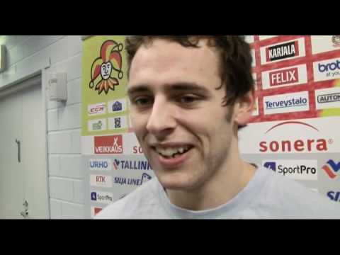 Jeremy Dehner ennen KalPa-ottelua