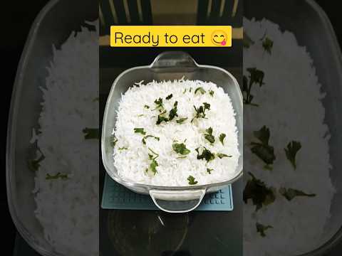 Easy cook rice in microwave #shorts #cooking #microwavecooking #viralvideo