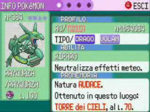 Pokémon Emerald - Legendary Pokémon