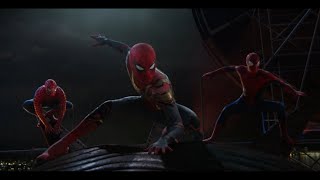 All of Three Spider-Man Swinging Together Scene