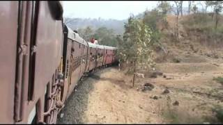 The famous Dhulghat Spiral - Akola-Ratlam MG Pass (Dec. 23, 2008)