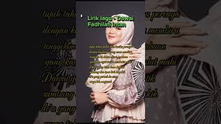 Download lagu Lirik lagu - Dawai || Fadhilah intan #shotrs mp3