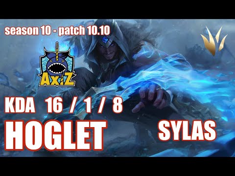【韓国サーバー/M1】AXZ HOGLET サイラス(Sylas) VS ニダリー(Nidalee) JG - Patch10.10 KR Ranked【LoL】