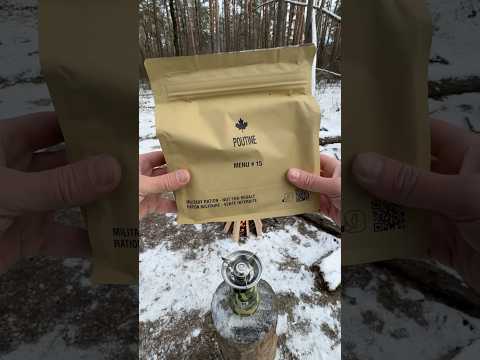 Tasting the Canadian Army's dry rations🇨🇦#survival #army
