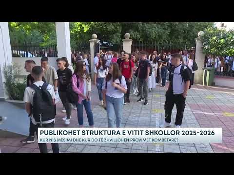 Publikohet struktura e vitit shkollor 2025-2026 - Kur nis mësimi dhe kur do të zhvillohen...