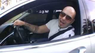 Pitbull Riding Through South Beach