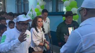 Sandra Torres visita a vecinos de Villa Nueva