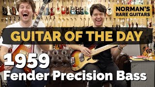 Video thumbnail for Guitar of the Day: 1959 Fender Precision Bass | Norman's Rare Guitars by Normans Rare Guitars