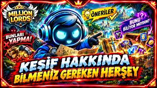 İŞTE BEKLENEN KEŞİF REHBERİ !!! 🔥 | Million Lords Keşfi Hakkında Bilmeniz Gereke