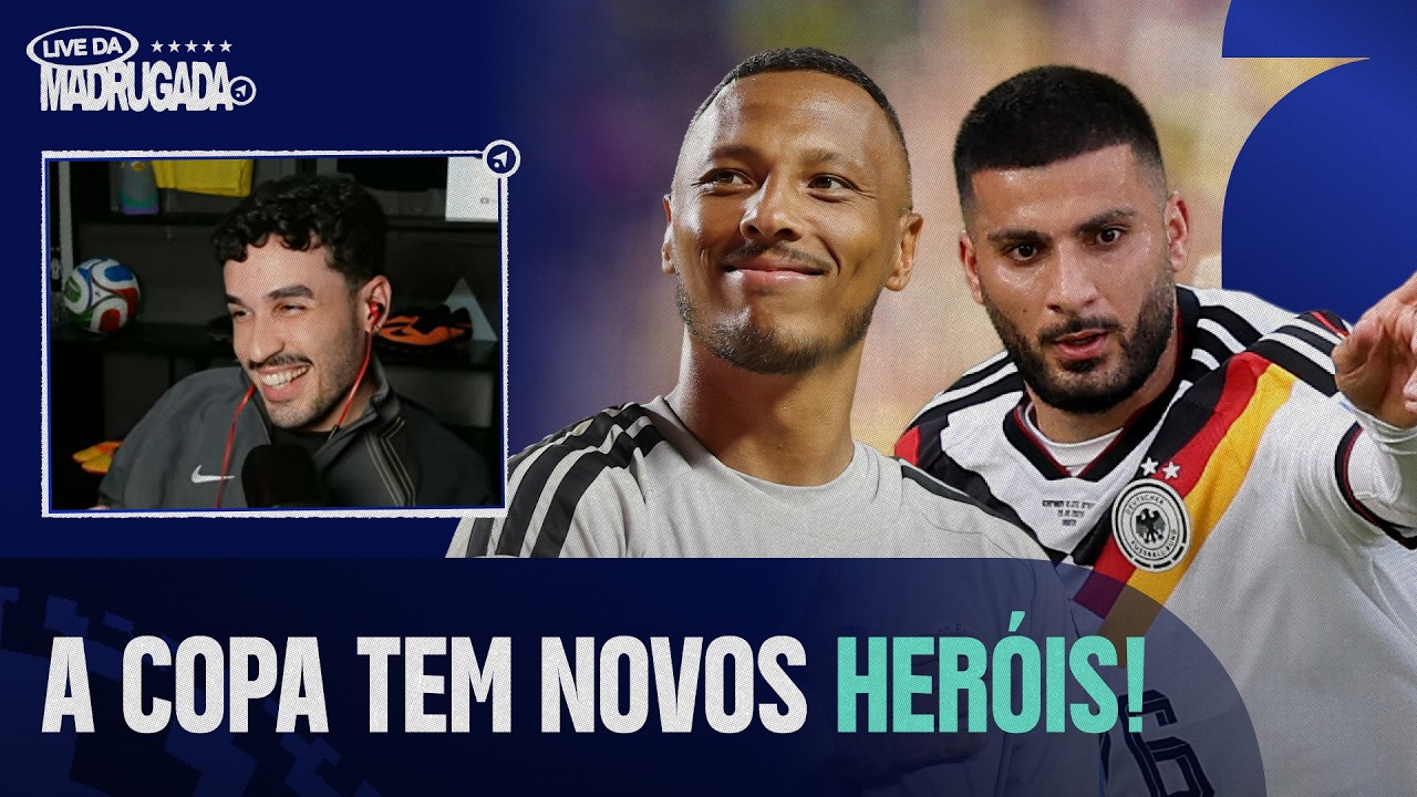 A COPA SEGUE CRIANDO NOVOS HÉROIS TODOS OS DIAS! | LIVE DA MADRUGADA