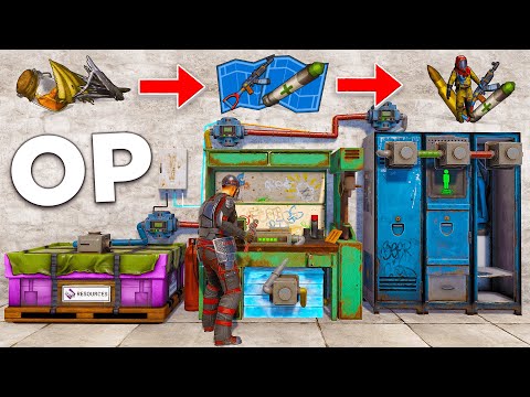 Living Like a KING in a OP Automated Base in Rust...