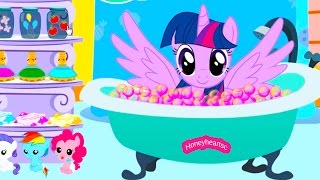 Twilight Sparkle Bubble Bath + Jumping - Let&#39;s Play Online Horse Games - Honeyheartsc