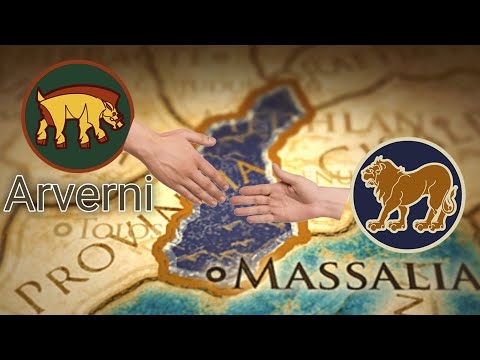 A STRANGE ALLIANCE! || Rome 2: Total War ⚔️ Hotseat Grand Campaign (Arverni & Massilia)
