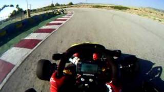 preview picture of video 'Cámara ON BOARD César Sanz Mazo Circuito Chicharra Karts Villena'