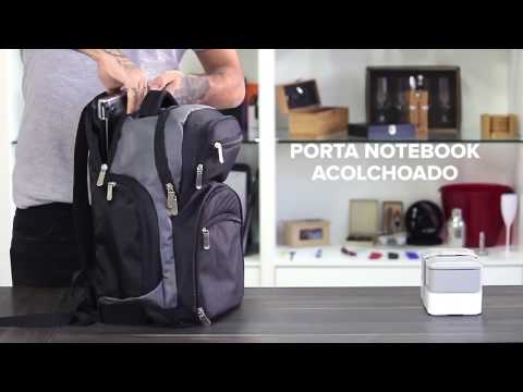 Video sobre o produto: Mochila termica e porta notebook personalizado