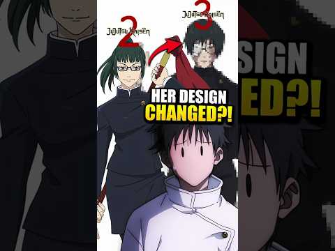 New Design for Maki in JJK Season 3? 👀 #jjk #jujutsukaisen #shorts