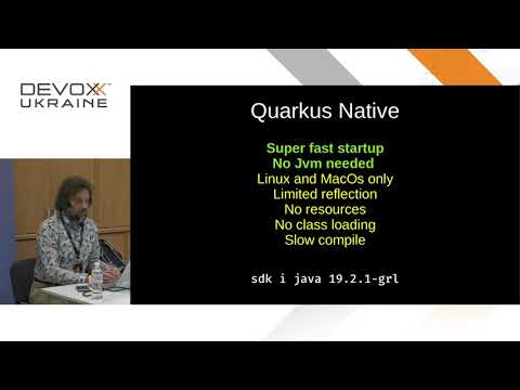 Devoxx Ukraine 2019: Quarkus.io + Kotlin = Supersonic Kotlin - Uberto Barbini
