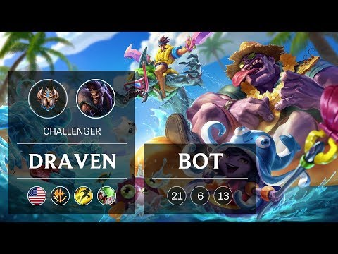 Draven ADC vs Tristana - NA Challenger Patch 9.1