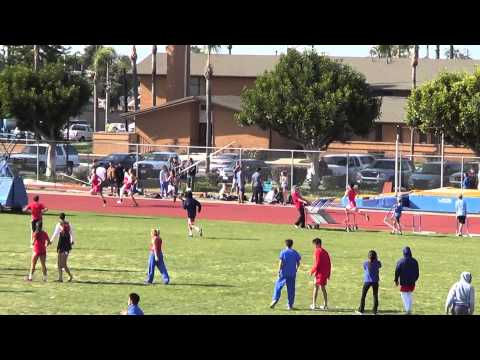 FSB 400m vs FV 3-27-14 - Los Alamitos Boys