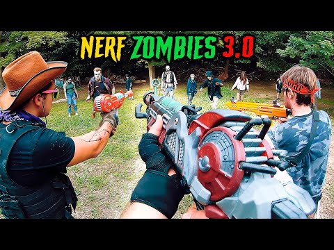 NERF meets Call of Duty ZOMBIES 3.0 | (Full Movie - Nerf First Person Shooter!)