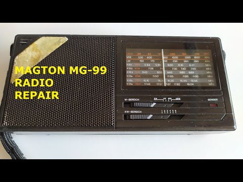 Radyo Tamiri : Magton MG-99, 9 kanallı dünya radyosu