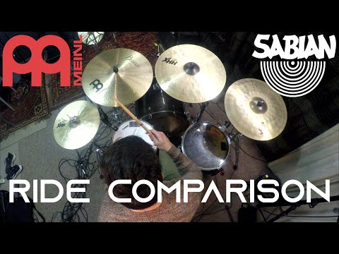 Ride Cymbals | Meinl Byzance Traditional vs. Sabian HHX Complex vs. Sabian HHX Evolution
