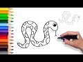 The Best 17 Cute Snake Drawing Color