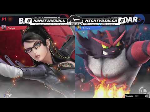 HV Gamer Con 20 Pool C2 Winners - MightyDialga (Bayonetta) Vs. NameFireball (Incineroar) - SSBU