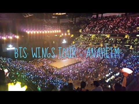 BTS WINGS TOUR - ANAHEIM DAY 2 (Introductions/First Talk MNET)