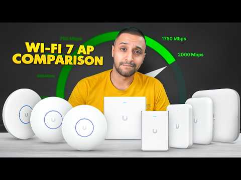 Ubiquiti Wi-Fi 7 Access Points Compared: U7 Pro, Max, XGS, E7 & More Tested!