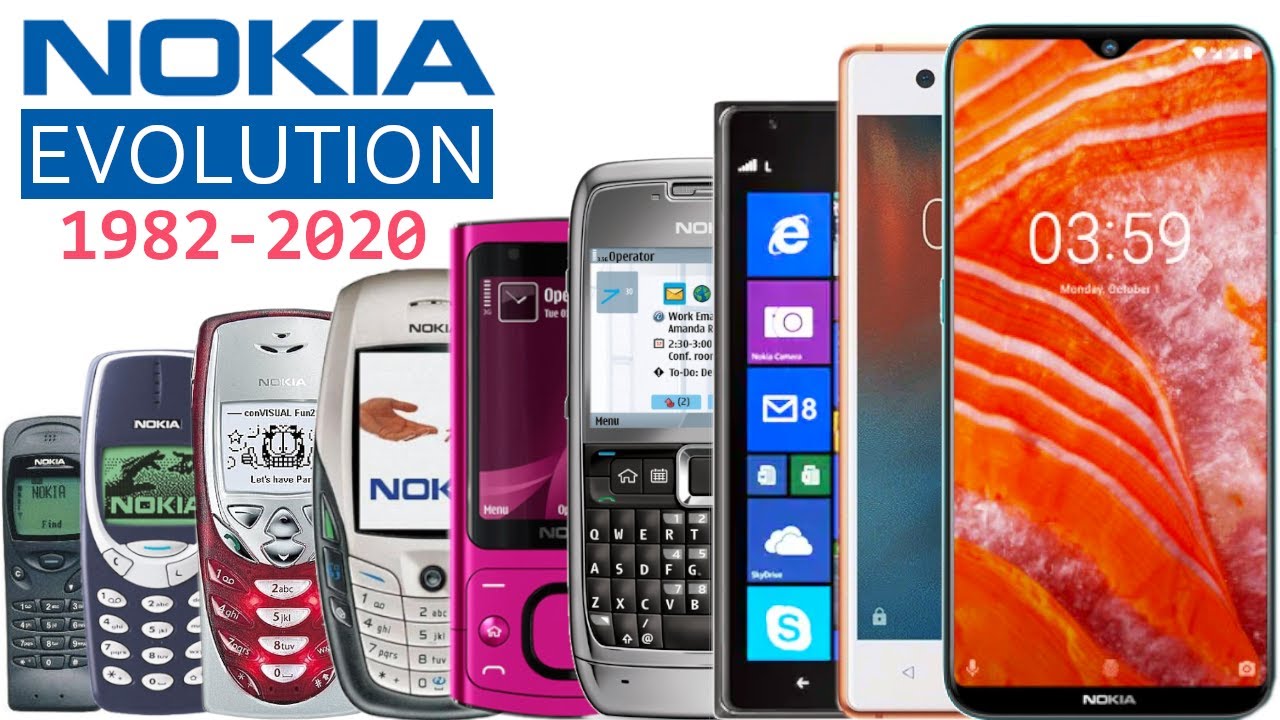 All Nokia Mobiles Evolution From First to Last 1982 - 2020