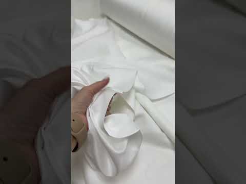 Тенсель-сатин белый