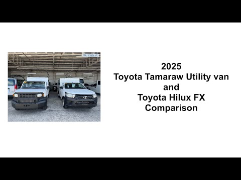 Thumbnail for Toyota Tamaraw Long Wheel Base (LWB) Utility Van (Tamaraw FX) and Toyota Hilux FX Comparison by Toyota Motor Philippines