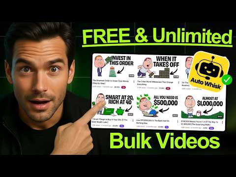 Create Unlimited AI Finance Videos in Bulk | 100% FREE Tools (2026)