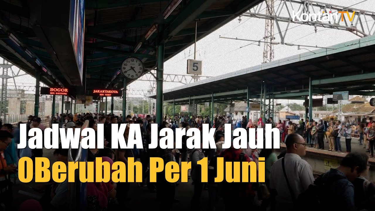 Jadwal KA Jarak Jauh Berubah Per 1 Juni 2023
