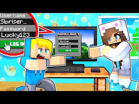 HACKERO L'ACCOUNT DI SBRISER DI NASCOSTO SU MINECRAFT!