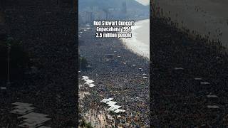 3.5+ million people LARGEST Concert Ever #music #concert #amazing #rodstewart