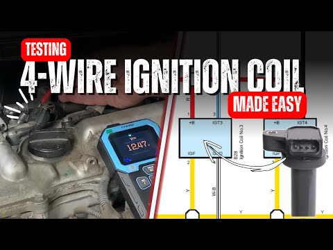 How to Test 4 WIRE Ignition Coil with Multimeter & Oscilloscope \Toyota 4-Wire Ignition Coil Diagram