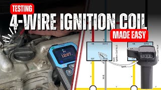How to Test 4 WIRE Ignition Coil with Multimeter & Oscilloscope \Toyota 4-Wire Ignition Coil Diagram