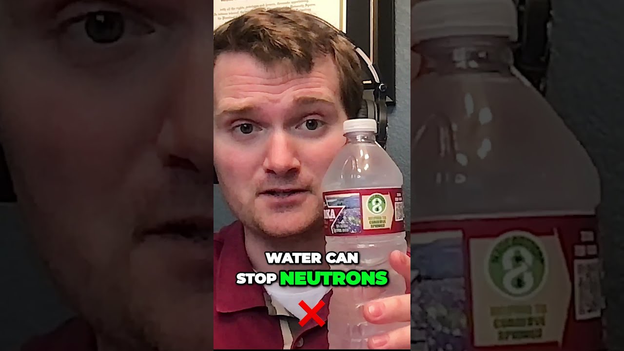 How to SHIELD Yourself From RADIATION using HOUSEHOLD ITEMS - Nuclear Engineer Explains #nuclear