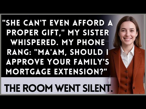 At Mom's Birthday, They Said I Was Broke—Then My Assistant Called About Their Mortgage
