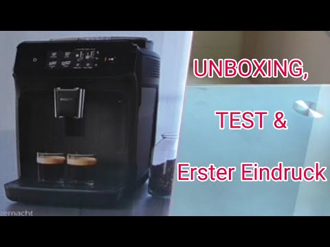 Philips Series EP1200 Kaffeevollautomat/Automatic Coffee Machines - Test & unboxing - ALDI Süd 2020