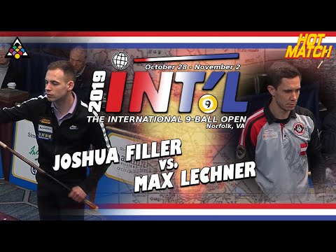 9-BALL: Joshua FILLER vs Max LECHNER - 2019 INTERNATIONAL 9-BALL OPEN