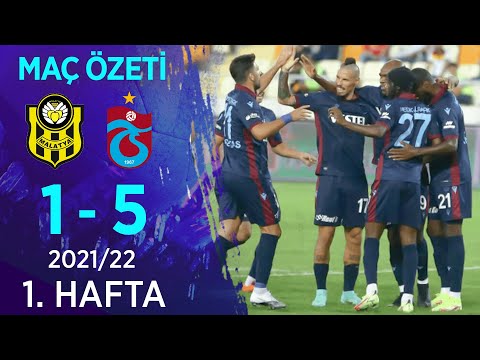 Öznur Kablo Yeni Malatyaspor 1-5 Trabzonspor MAÇ ÖZETİ | 1. Hafta - 2021/22