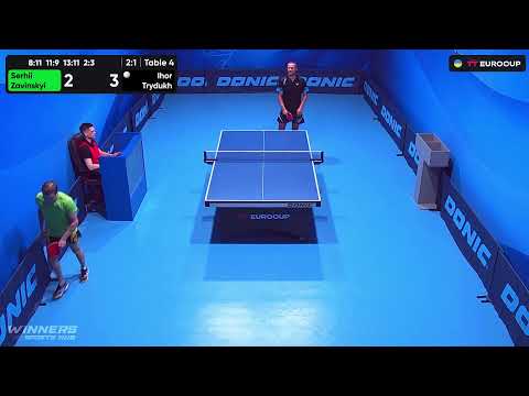 16:45 Serhii Zavinskyi - Ihor Trydukh 30.09.2023 TT Euro.Cup Ukraine Professional. TABLE 4